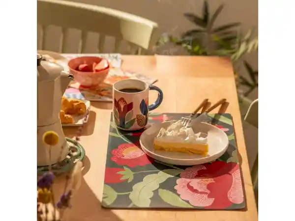 Set Individual Goma Flores Casaideas