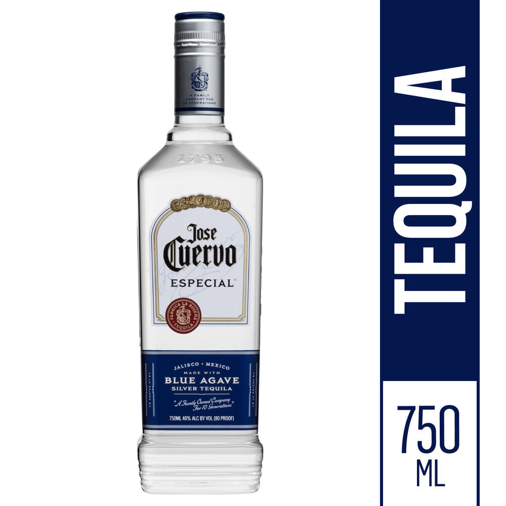 Tequila Blanco Jose Cuervo Especial Blue Agave (750 ml)