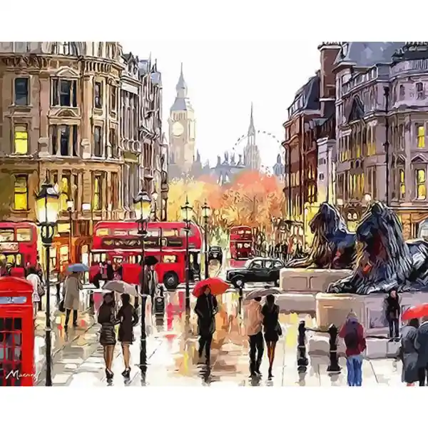 Ingenio Destreza Mental Pintura Por Números - Londres