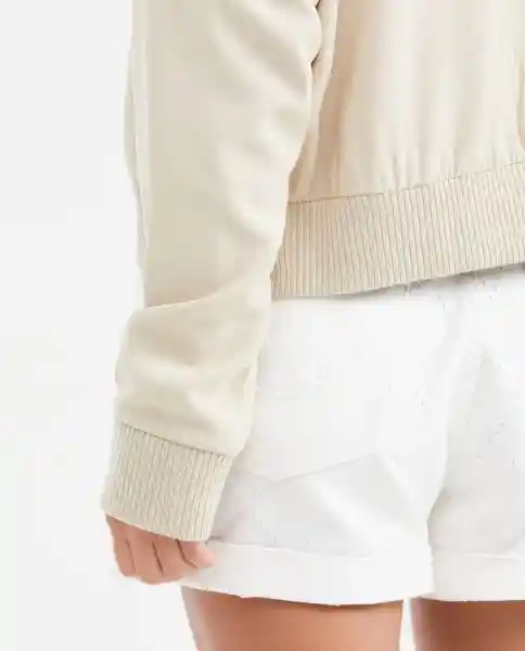 Chaqueta Bomber Jack Beige Albarizo Medio Talla S Chevignon