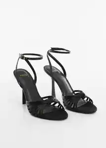 Sandalias Noto Negro Talla 35 Mujer Mango