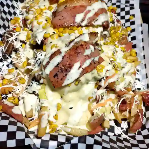 Salchipapa Especial