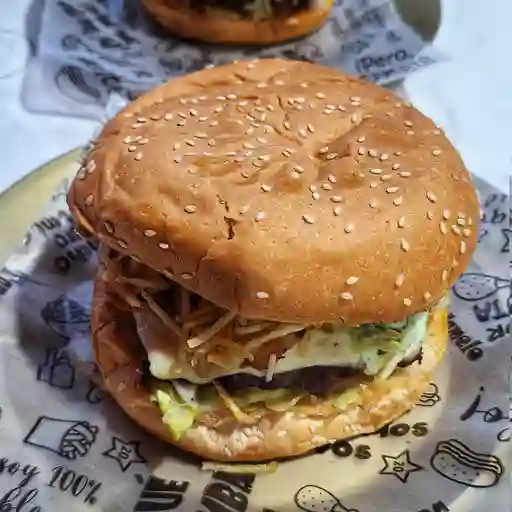 Hamburguesa maíz y tocineta
