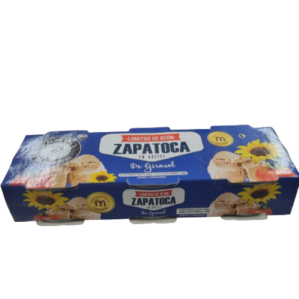 Zapatoca Lomitos de Atún en Aceite de Girasol 3 x 80 g
