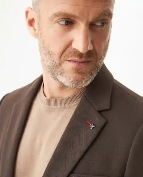 Blazer Continuativo Café Delicioso Ultraoscuro Talla M Chevignon