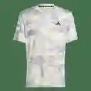 Adidas Camiseta Camo Aop Hombre Blanco Talla Ref: IW8492