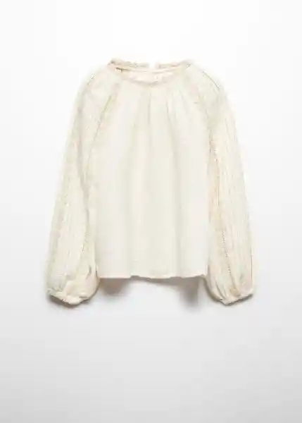 Blusa Roma Crudo Talla 10 Niña Mango