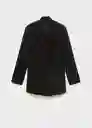 Blazer Americana Iguana Negro Talla M Mujer Mango