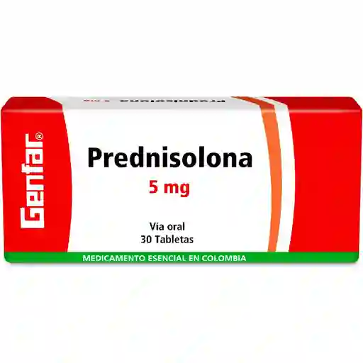 Genfar Prednisolona Tabletas (5 mg)