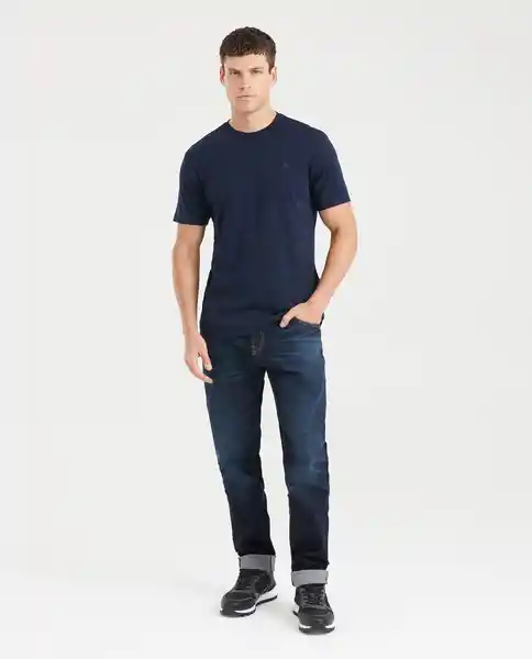 Camiseta Duotono Duck Masculino Azul Dark XL Chevignon