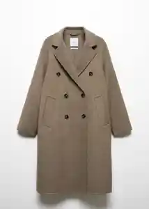 Abrigo Picarol Topo Talla 24 Mujer Mango