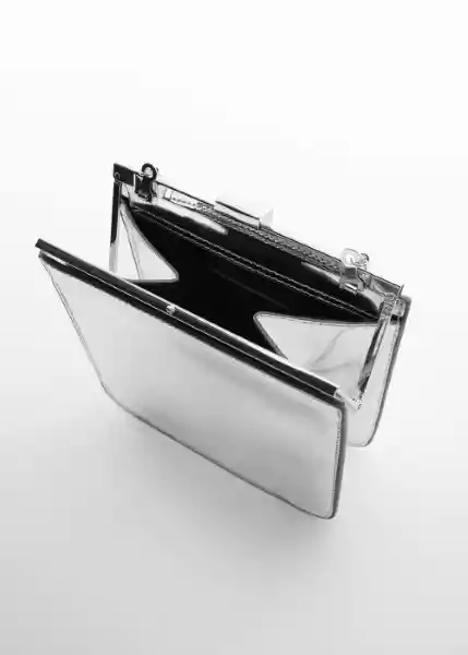 Bolso P Cecilia Plata Talla 99 Mujer Mango