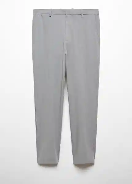 Pantalón Bologna Gris Talla 42 Hombre Mango