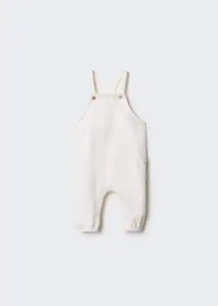 Peto Cargo Niños Off White Talla 61 Mango