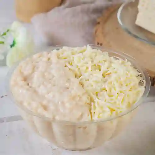 Arroz con Leche y Queso Costeño