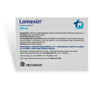 Lomexin (600 mg) 2 Ovulos