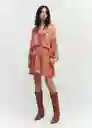 Vestido Cuca Caldero Talla M Mujer Mango