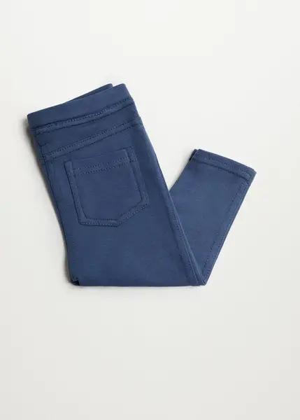 Legging Terry Navy Talla 67 Niñas Mango