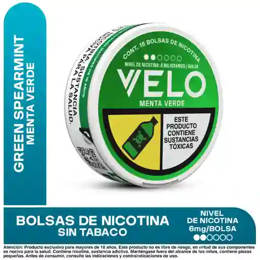 Velo menta verde 6mg