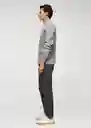 Pantalón Murlo Gris Talla 42 Hombre Mango
