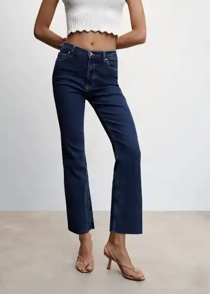 Pantalón Jean Sienna Tejano Oscuro Talla 52 Mujer Mango