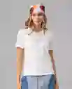 Camiseta Mujer Crudo Lana Claro Talla L 34008 Rifle
