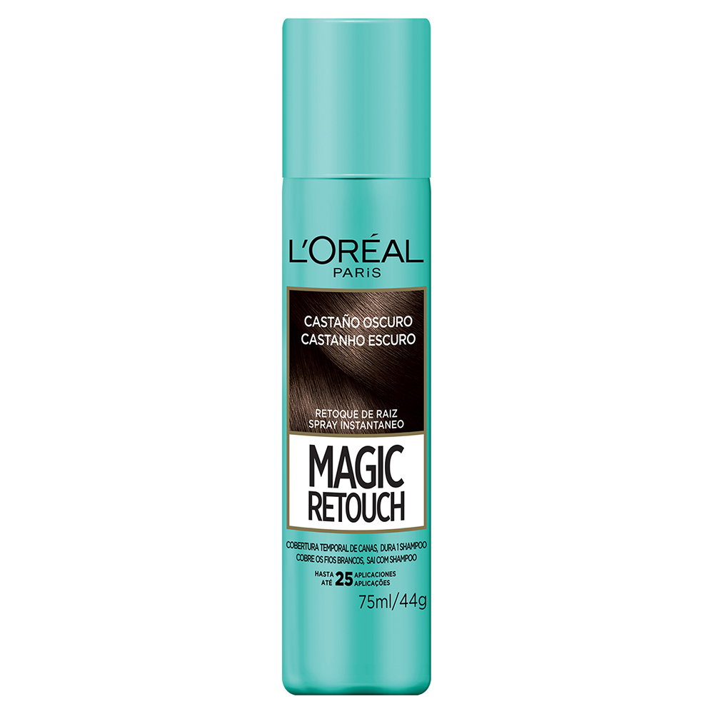 Tinte Spray Magic Retouch Castano LOreal Paris 75 mL