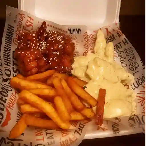Alitas bbq x6 piezas mixtas