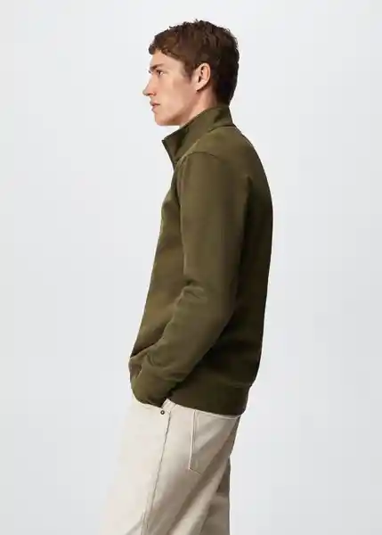 Sudadera Winny-I Khaki Talla S Hombre Mango