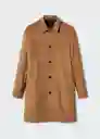 Abrigo Mistrict Camel Talla L Hombre Mango