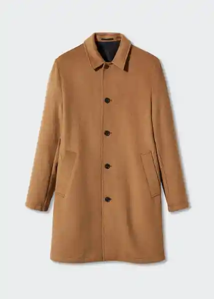 Abrigo Mistrict Camel Talla L Hombre Mango