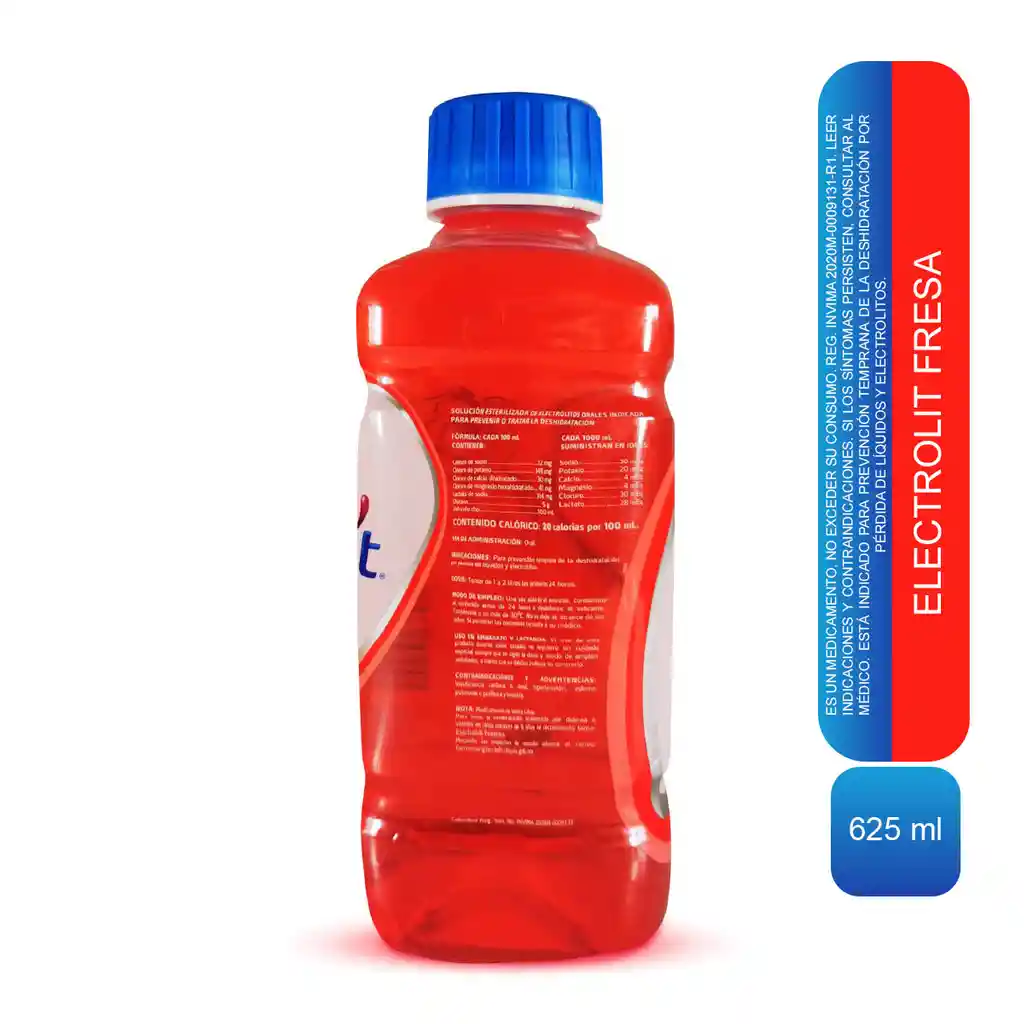Electrolit Suero Rehidratante Sabor Fresa
