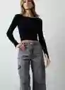 Jean Gaby Gris Husky Talla10 Mujer 491G373 Naf Naf