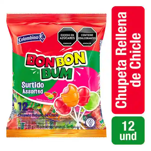 Bon Bon Bum Surtido bolsa por 12 und