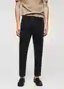 Pantalón Jean Sam Tejano Negro Talla 38 Hombre Mango