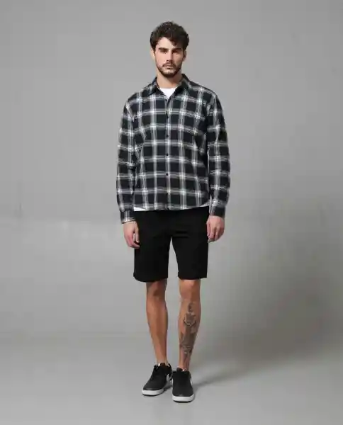 Camisa Hombre Negro L 113G003_NEG194007 Rifle