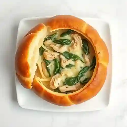 Panne Cook de Pollo, Queso y Espinaca