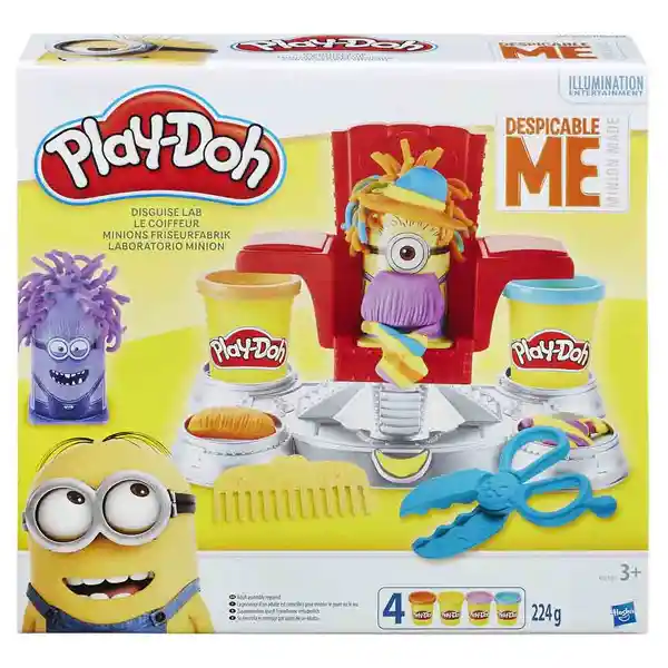 Play-Doh Masa Modeladora Minions Barbería Shop