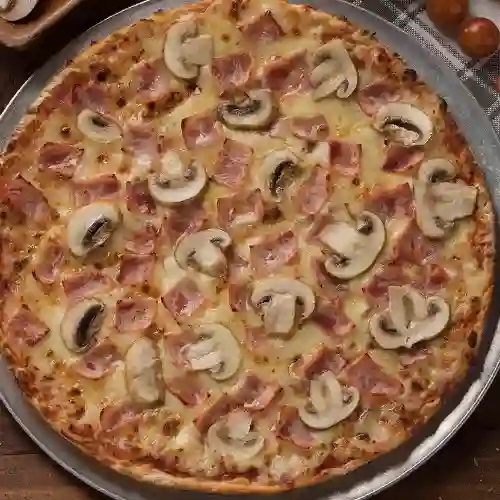 Jamon y Champiñones Pequeña