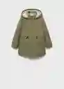 Abrigo Chaqueta Parka Laika Khaki Talla 10 Niñas Mango