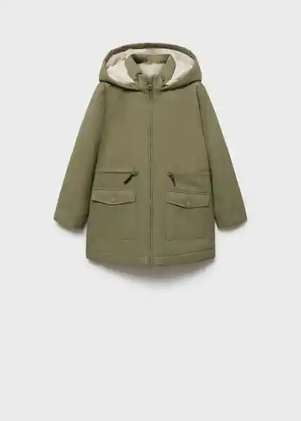 Abrigo Chaqueta Parka Laika Khaki Talla 10 Niñas Mango