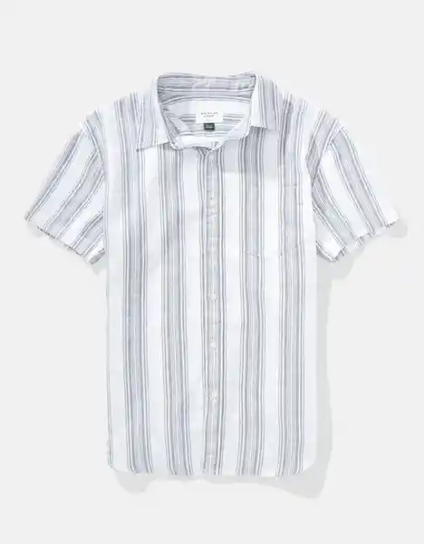 Camisa Hombre Azul Talla: MEDIUM 2834401 American Eagle