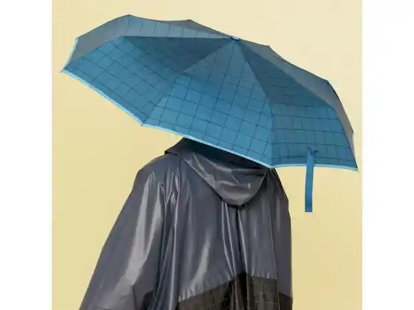 Paraguas Pequeño Para Hombre Azul Casaideas