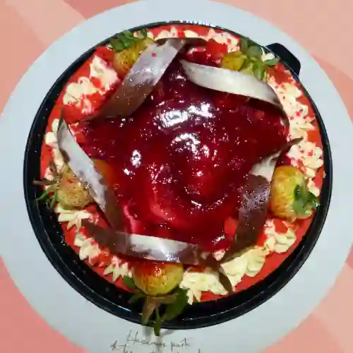 Torta Fría Red Velvet con Relleno