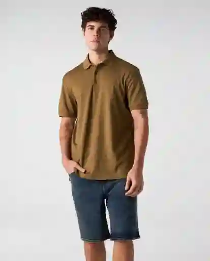 Camiseta Polo Hombre Café Talla L 802G020_CAF180830 Americanino
