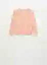 Jersey Circle Peach Talla M Mujer Mango