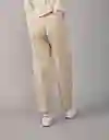 Pantalón Mujer Beige Talla 10 REGULAR 5289164 American Eagle
