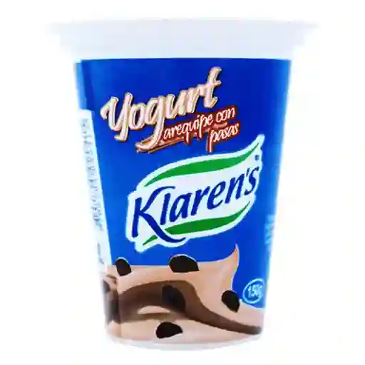   Klarens  Yogurt Arequipe Con Pasas 