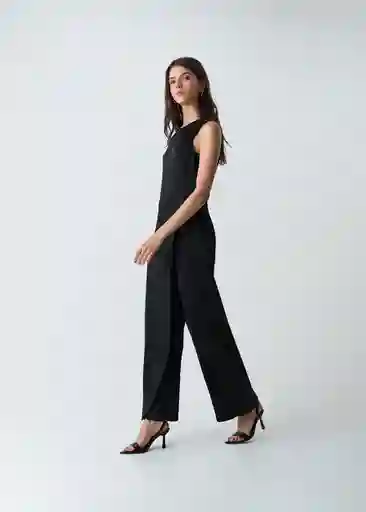 Enterizo Agatha Negro Puro Talla L Mujer 563G366 Naf Naf