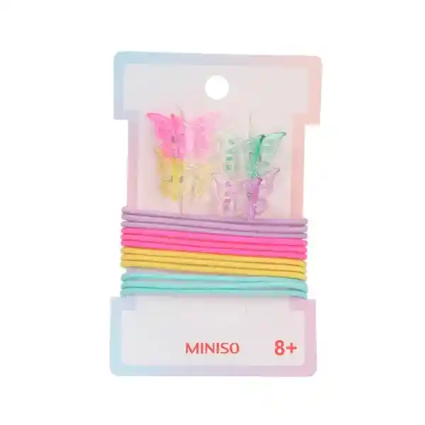 Set de Accesorios Para Cabello Serie Mariposas Miniso